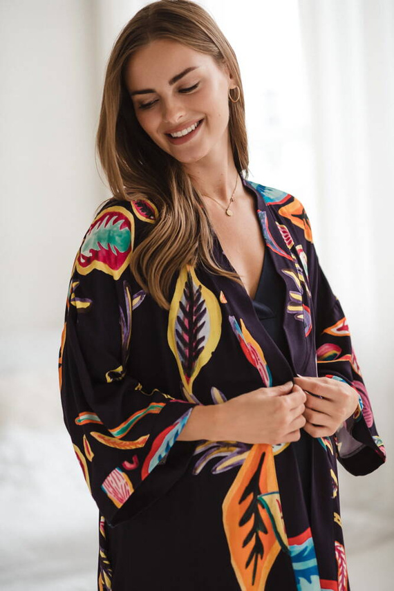 Înfășare din bambus Milk&Love Tropical Navy