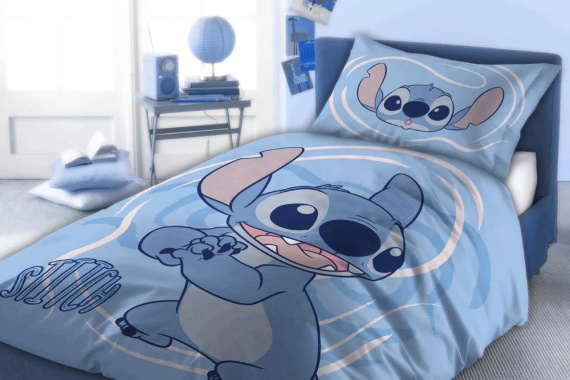 Lenjerie Lilo și Stitch Faro 100% bumbac moale pentru copii