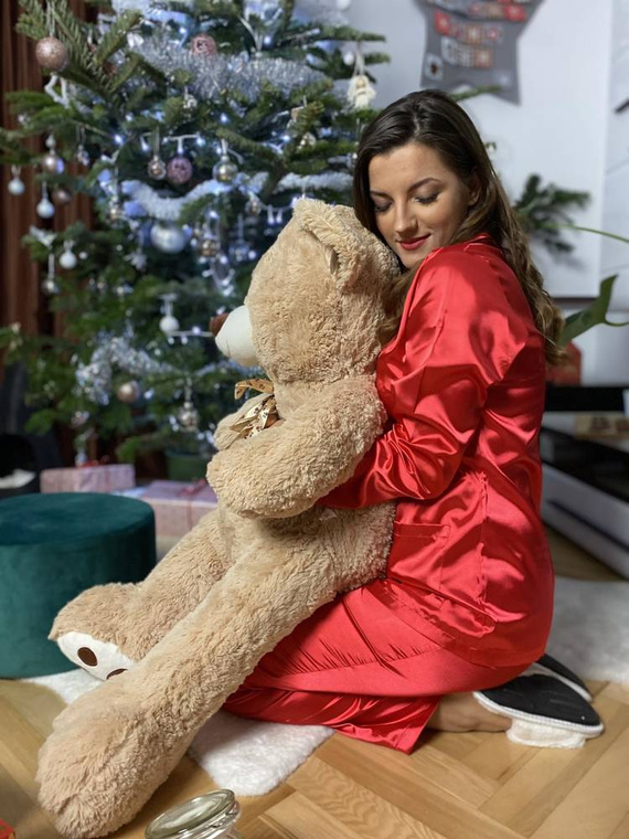 934 Classic Forex pijama pentru femei - roșu