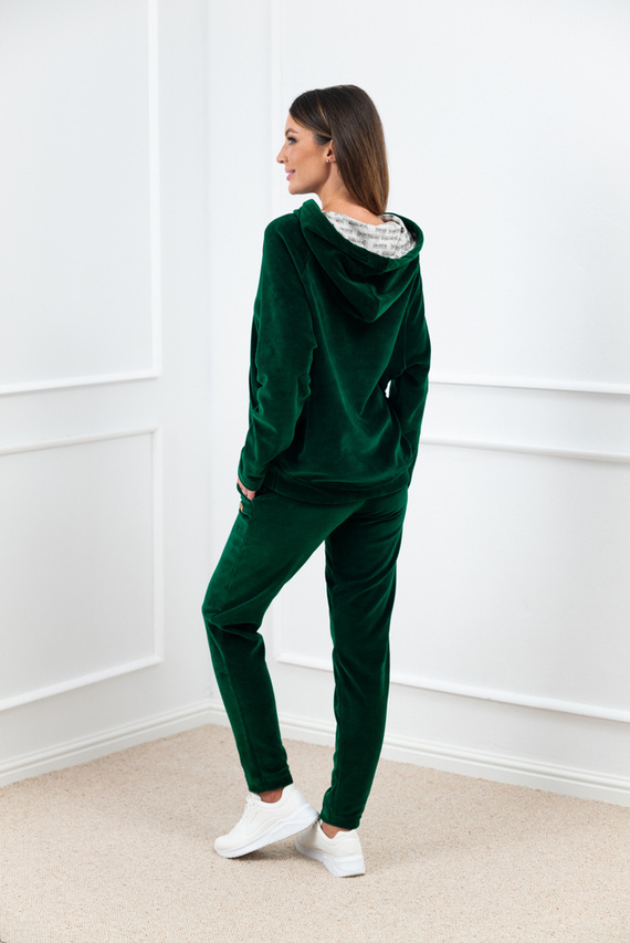 Roda Pantaloni de trening pentru femei Italian Fashion - verde închis