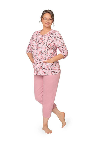 201 pijamale dama Maria II Martel - roz murdar 26