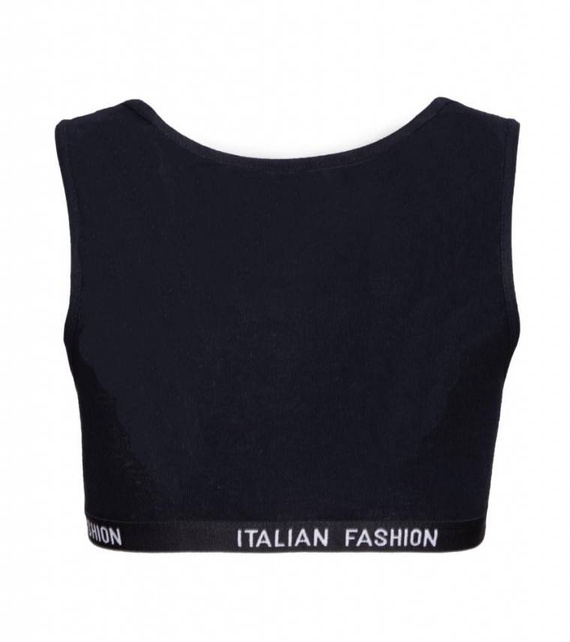 Nikola Sutien pentru fete, cu curea largă Italian Fashion- negru