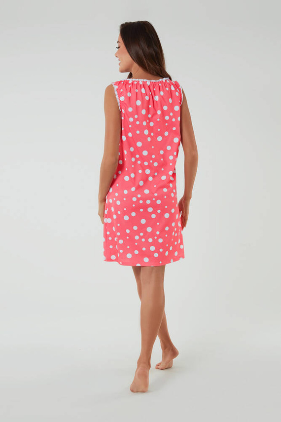 Cămașă de noapte și cămașă de alăptare Raba, curea lată Italian Fashion - imprimeu zmeură