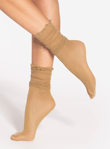 Spring Vibes wz.08 Sosete dama 15 den Gatta -visone-gold