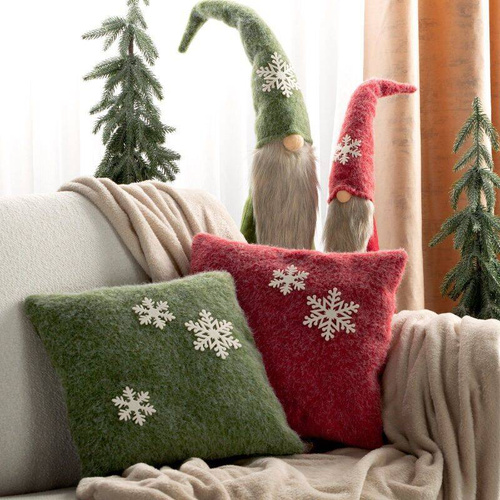 Chp 83 Fata de perna fulg de zapada de Craciun, perdele euro, verde