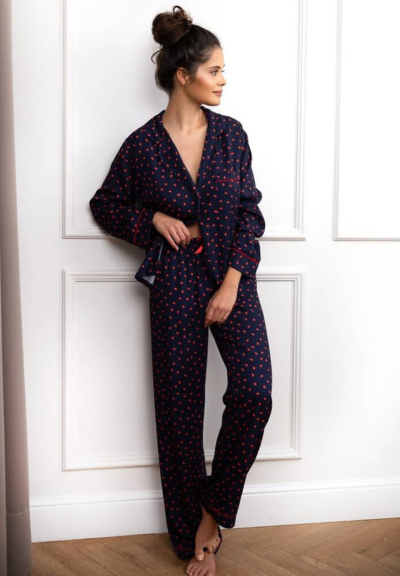 Pijamale Sophia Sensis pentru femei - Bleumarin