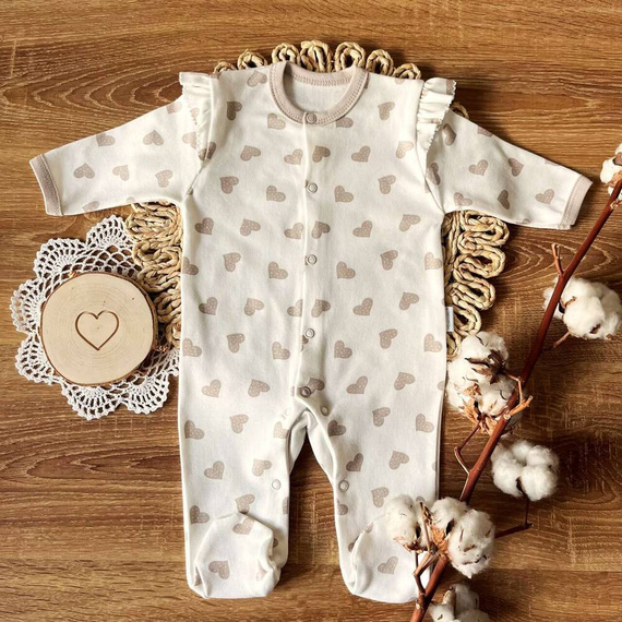 PA14240 Salopetă pentru copii Hearts Mamatti