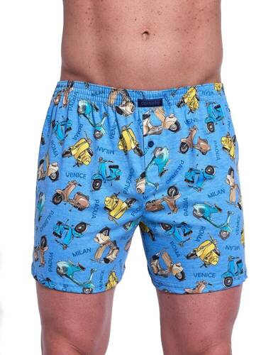 001/172, 011/172 Boxer bărbați Classic Cornette, albastru