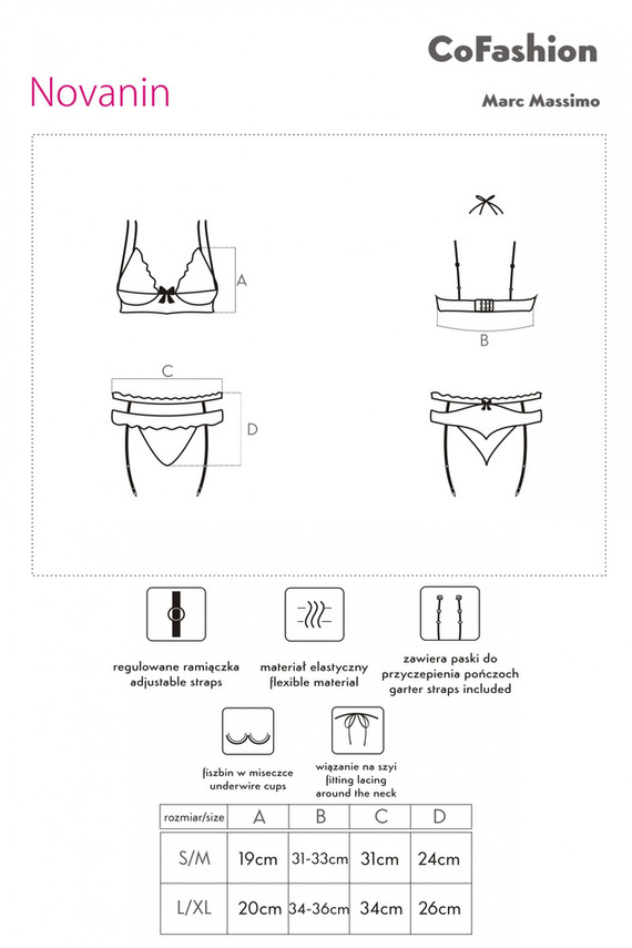 Novanin CF 90521 Komplet damski CoFashion Marc Massimo 