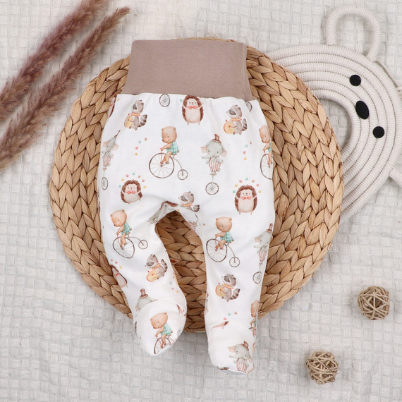 ABK-0049 Set bebeluș Circus Nini din bumbac organic, 4 piese