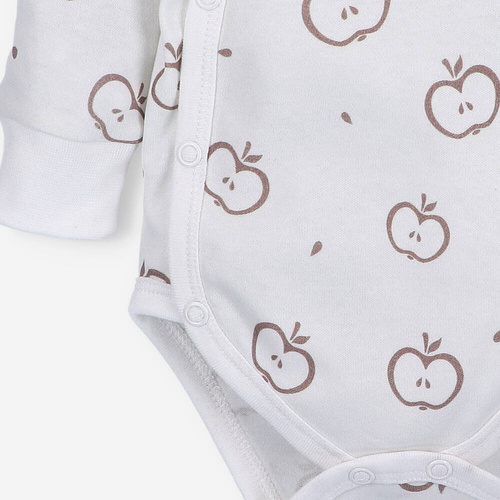 ABN-5291/JAB Happy Apples Body plic din bumbac organic imprimeu Nini