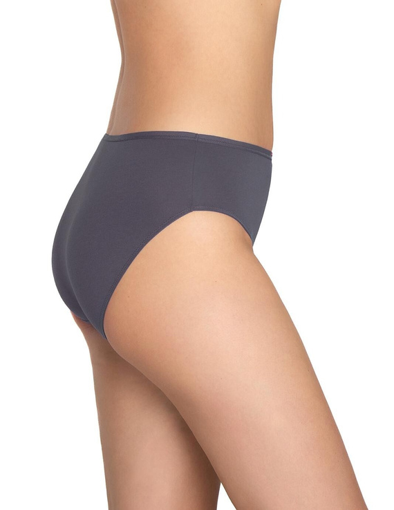 Chiloți de damă L-120BI-96 Lama gri grafit - bumbac, set de 3, confortabili și clasici