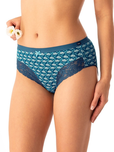 Slip dama Key LPC 577 smarald – bumbac, confortabil, set 2 piese