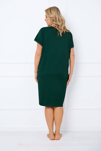 Cămașă cu mânecă scurtă pentru femei Florisa Italian Fashion - verde închis