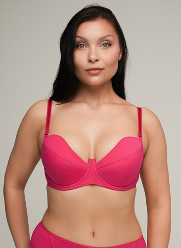 Sutien push-up 2204 Ava – Fuchsia, fin, impresionant și feminin