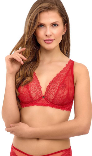 2523 Lupoline sutien bralette moale roșu