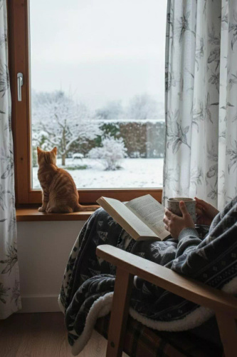 Pătură de Crăciun SACO gri cenușiu – moale și călduroasă cu reni și brazi de Crăciun într-o pungă decorativă