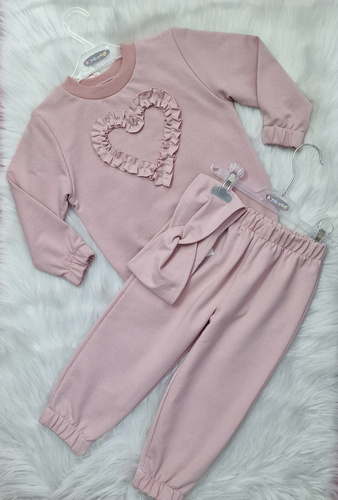 Hanorac pentru copii Mia Bambarillo, roz afumat - bumbac și elastan, țesătură moale pentru hanorac | Confort și stil