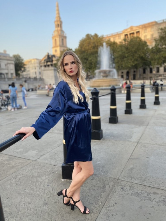 797 Halat clasic pentru femei Forex - albastru marin