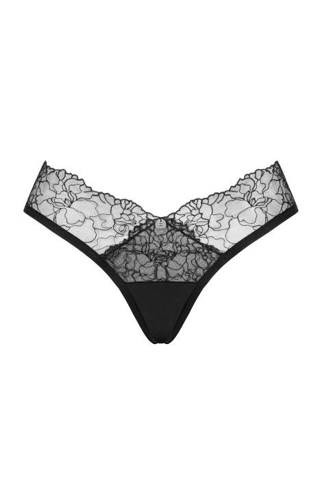 Bella Rou Panties figi damskie Obsessive czarny 