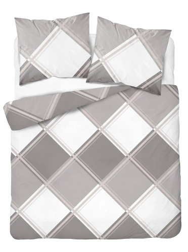 4683 A Home Satin Lenjerie de pat din satin bej Detexpol