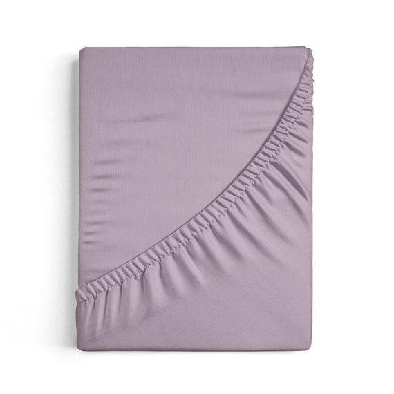 Prześcieradło Jersey 4 Eurofirany cu elastic bumbac elastan 190 g/m² roz pudrat