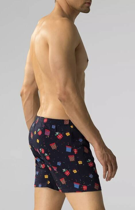 2GMB-006 Boxer bărbați Atlantic - bleumarin - smarald