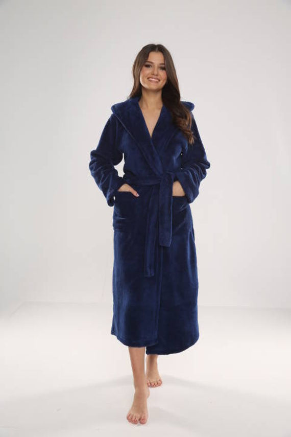 807 Luna II halat lung pentru femei Forex - albastru marin