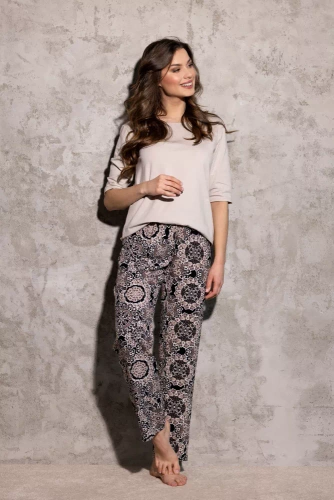 La Boheme Pijamale dama Momenti Per Me bej