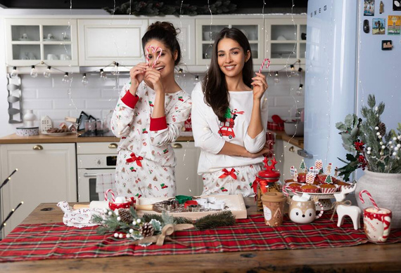 Pijama pentru femei Samantha Sensis -ecru