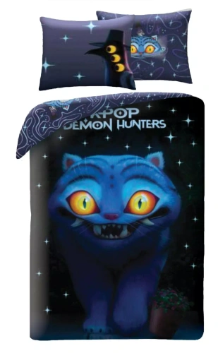 Lenjerie de pat K-POP Demon Hunters 140x200 microfibră 80 g/m² + 70x90