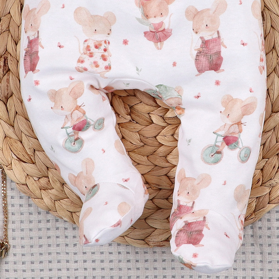 Nini Pantalonași Nou-născut Little Mouse 100% Bumbac Organic – Polonia