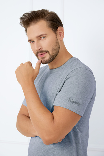 Krystian Pijama cu mânecă scurtă pentru bărbați, pantaloni scurți Italian Fashion - melange