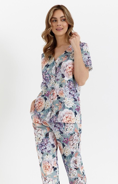 465 Cana pijamale dama - salvie