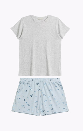 NLP-490/01 ​​Pijama Atlantic pentru femei - albastru