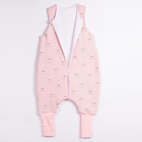 Sac de dormit cu pantaloni Nicol Tosia 225044 1,5 TOG Bumbac Pisicuțe Roz