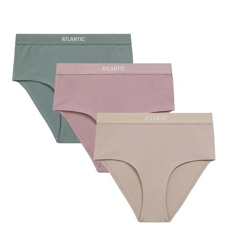 3CLP-009 Maxi Sport Chiloți damă Atlantic - bej-roze-verde