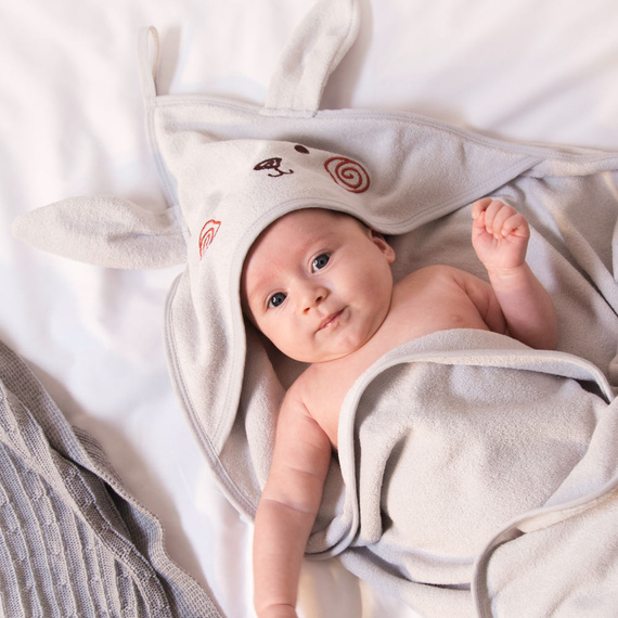 Costum de baie pentru bebeluși Mellow Eevi - gri