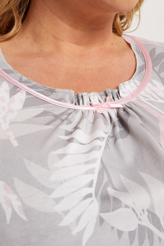 Bartonia Pijama de damă cu mâneci 3/4 și pantaloni 3/4 Italian Fashion - print/melange