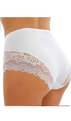 Melisa Chiloți de damă Emili alb