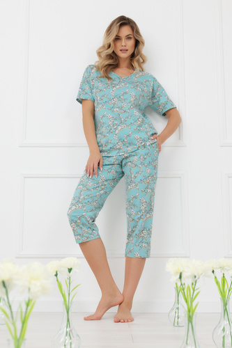 Hikari pijama damă 100% bumbac 3/4