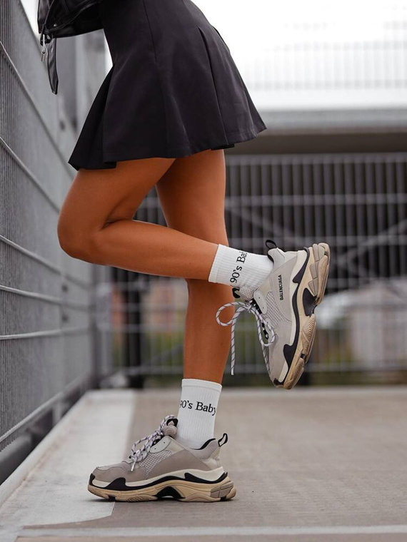 0200-125 Șosete damă 90's Baby Milena - ecru