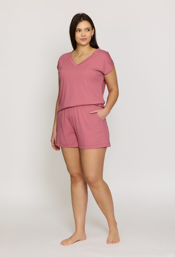 Pantaloni scurți pijama damă Mila PDI1 mefemi – viscoză, confort