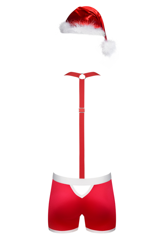 Mr Claus strój Mikołaja Obsessive czerwony 