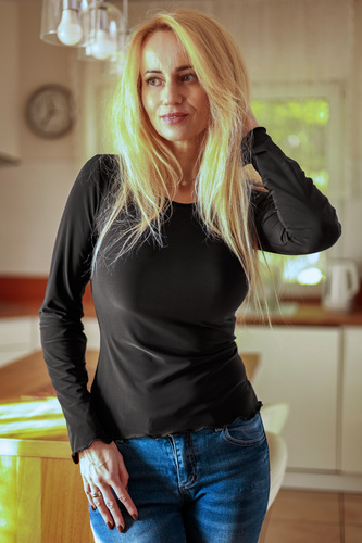 Bluză Selena Mirale din microfibră – bluză damă mulată