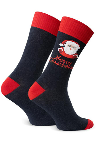 Art.136 Ciorapi barbati de Craciun Steven bleumarin inchis 168 – Modele de Craciun, bumbac