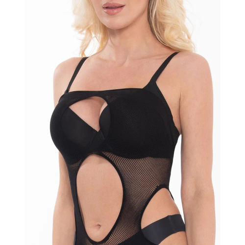 BDS001 Bodystocking negru Sesto Senso