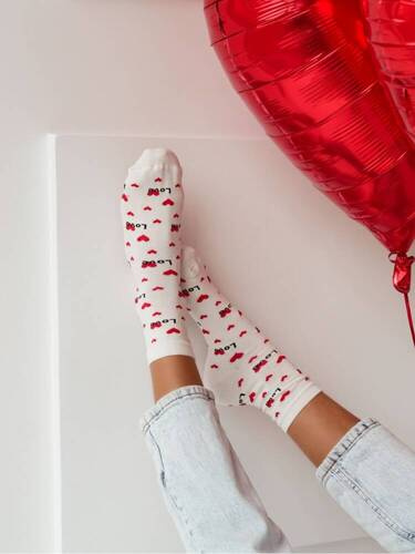 0200-143 Ciorapi dama Love Milena - ecru