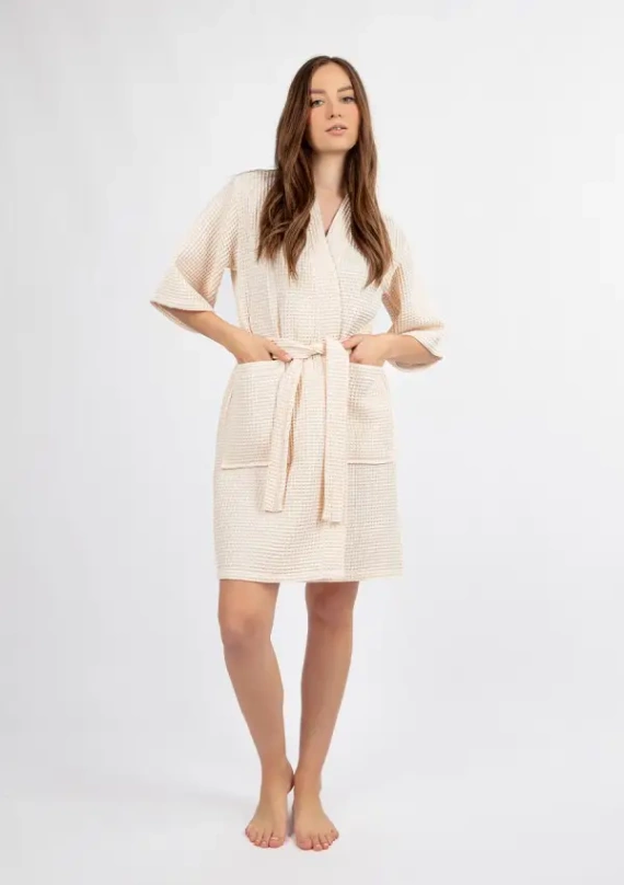 DK-W-01 Halat de damă Dkaren - ecru