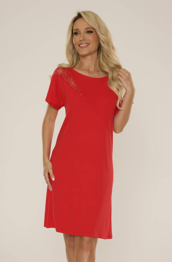 737 Velar Forex cămașă de noapte - roșu